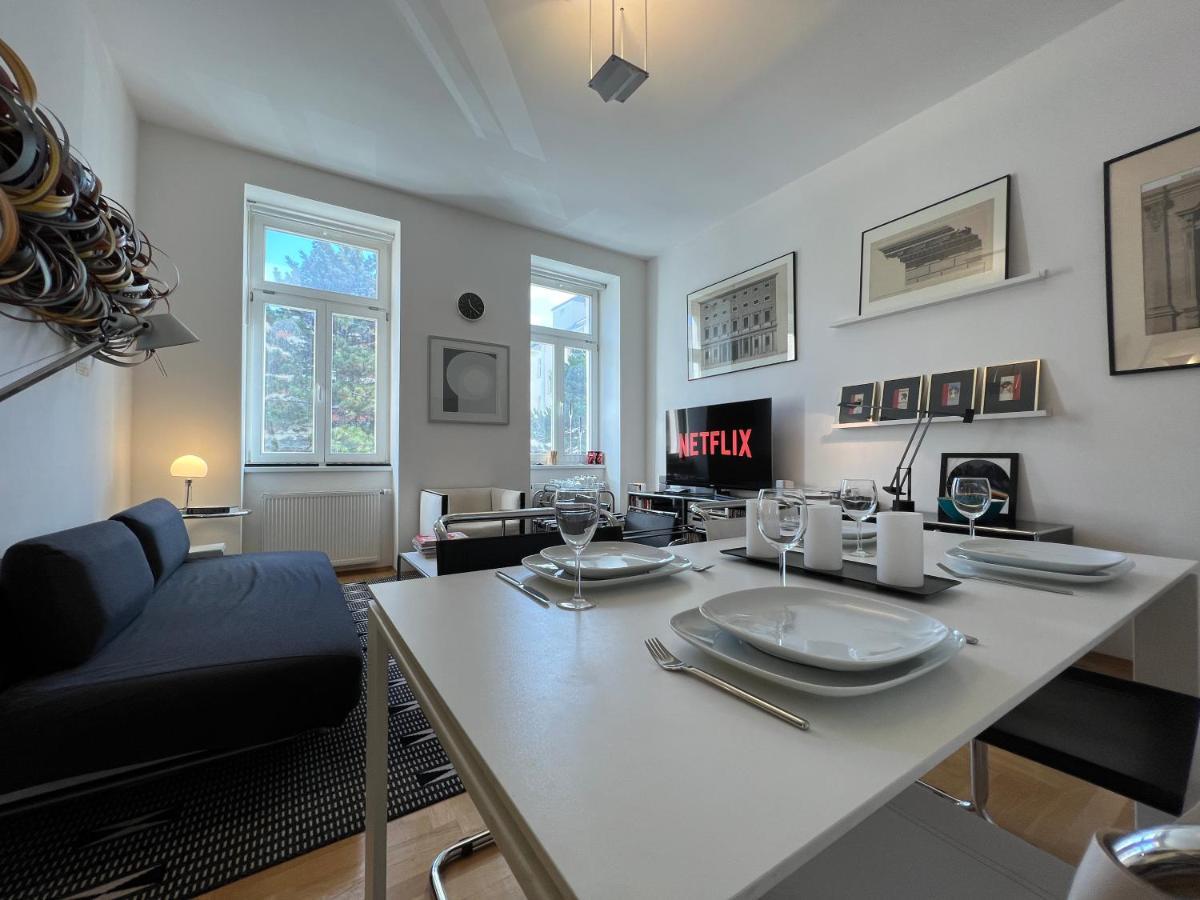 Vienna Design Apartment By Rabe - Kostenfreier Parkplatz & Netflix & Coffee-Bar - Nahe Schloss Schoenbrunn エクステリア 写真